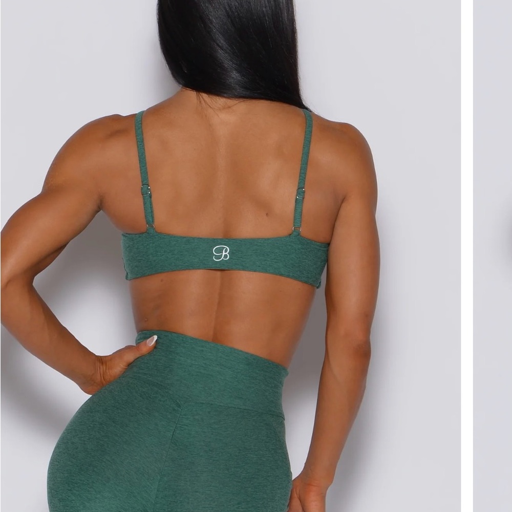 Bombshell Sportswear Teal Sports Bra
